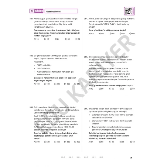 Edu Kariyer Mert Hoca 2026 KPSS Genel Yetenek Matematik Son Tekrar 555 Soru