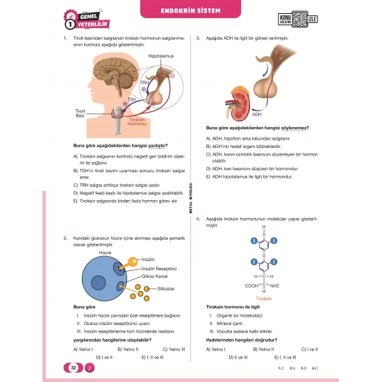 Betül Biyoloji AYT Biyoloji Soru Bankası