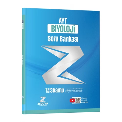 Zeduva Yayınları Biosem AYT Biyoloji 1 Kitap 3 Kamp Soru Bankası Zeduva Yayınları Biosem AYT Biyoloji 1 Kitap 3 Kamp Soru Bankası