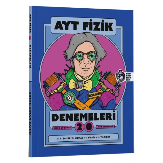 Ertan Sinan Şahin AYT Fizik Denemeleri Video Çözümlü 20 AYT Denemesi KR Akademi Yayınları