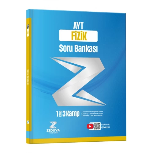 Zeduva Yayınları Fizikfinito AYT Fizik 1 Kitap 3 Kamp Soru Bankası Zeduva Yayınları Fizikfinito AYT Fizik 1 Kitap 3 Kamp Soru Bankası