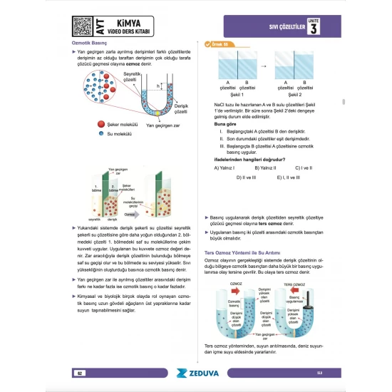 Zeduva Yayınları Meschemy Kimya AYT Kimya 1 Kitap 3 Kamp Video Ders Kitabı