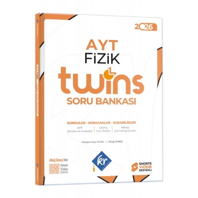 2026 AYT Twins Fizik Soru Bankası Altuğ Güneş KR Akademi Yayınları