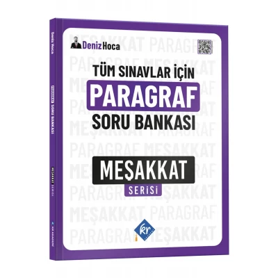 Deniz Hoca Tüm Sınavlar İçin Paragraf Soru Bankası Meşakkat Serisi KR Akademi Yayınları