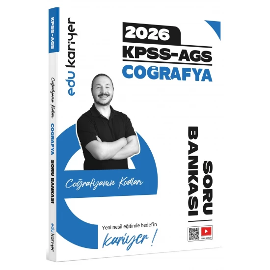 Edu Kariyer Coğrafyanın Kodları 2026 KPSS-AGS Coğrafya Video Çözümlü Soru Bankası