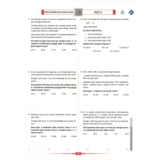 Gerçel Matematik DGS KPSS ALES Soru Bankası