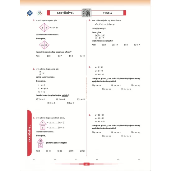 Gerçel Matematik DGS KPSS ALES Soru Bankası