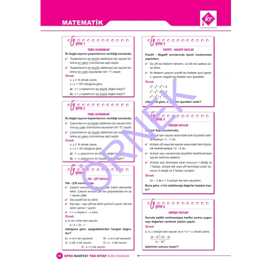 2026 KPSS Genel Yetenek Genel Kültür Manifest Tüm Dersler Tek Kitap Soru Bankası KR Akademi Yayınları