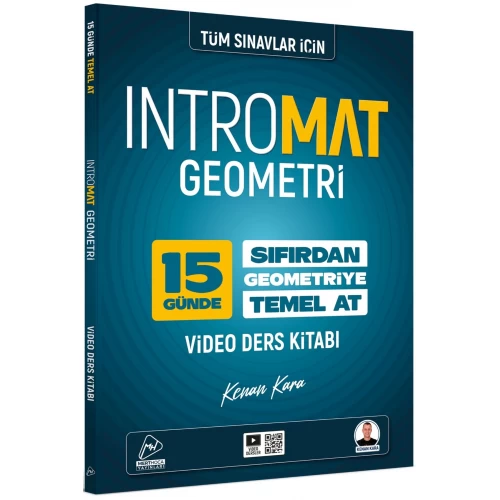 Mert Hoca Yayınları Kenan Kara 15 Günde İntroMat Geometri Video Ders Kitabı Mert Hoca Yayınları Kenan Kara 15 Günde İntroMat Geometri Video Ders Kitabı