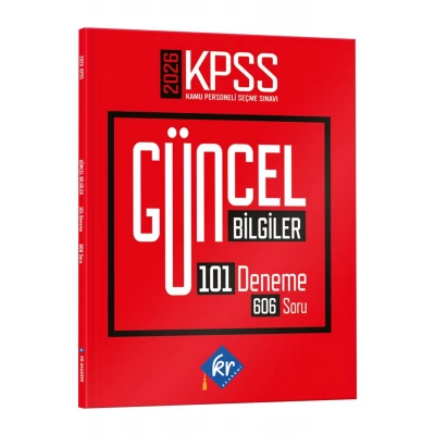 2026 KPSS Güncel Bilgiler 101 Deneme 606 Soru KR Akademi Yayınları 2026 KPSS Güncel Bilgiler 101 Deneme 606 Soru KR Akademi Yayınları