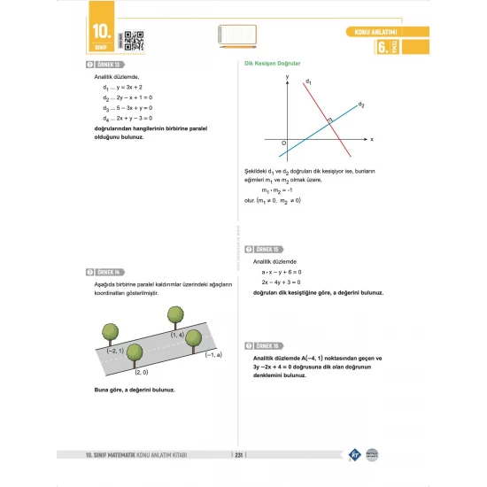 Partikül Matematik Maarif Modeli 10. Sınıf Matematik Konu Anlatım Kitabı KR Akademi Yayınları