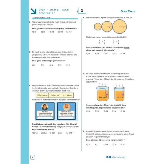 Matematik Karavanı TYT Matematik Tarz Problemler  KR Akademi Yayınları