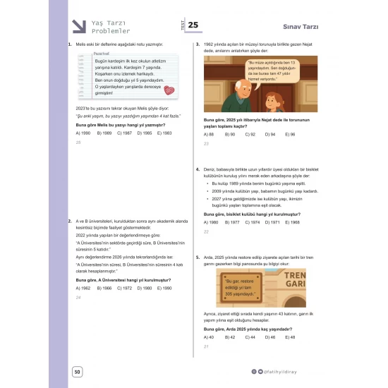 Matematik Karavanı TYT Matematik Tarz Problemler  KR Akademi Yayınları