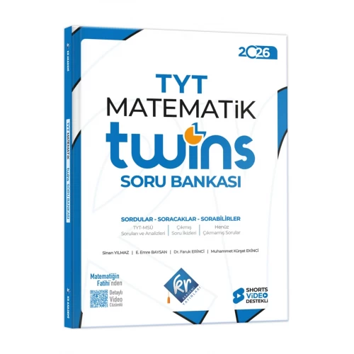 2026 TYT Twins Matematik Soru Bankası KR Akademi Yayınları