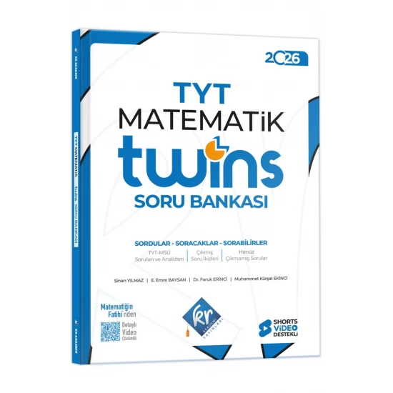 2026 TYT Twins Matematik Soru Bankası KR Akademi Yayınları