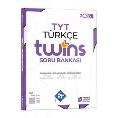 2026 TYT Twins Türkçe Soru Bankası KR Akademi Yayınları