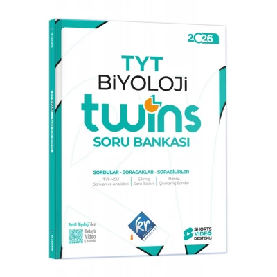2026 TYT Twins Biyoloji Soru Bankası KR Akademi Yayınları