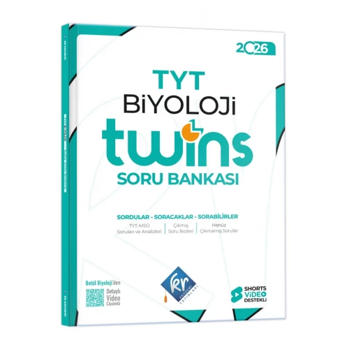 2026 TYT Twins Biyoloji Soru Bankası KR Akademi Yayınları