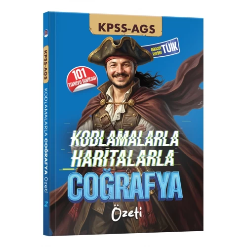Zeduva Yayınları Coğrafyanın Kodları KPSS-AGS Kodlamalarla Haritalarla Coğrafya Özeti Cep Kitabı