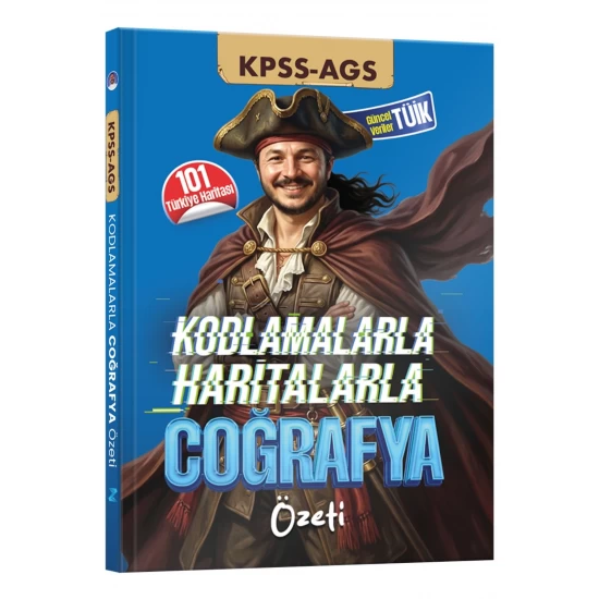 Zeduva Yayınları Coğrafyanın Kodları KPSS-AGS Kodlamalarla Haritalarla Coğrafya Özeti Cep Kitabı