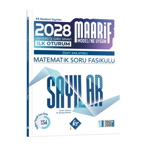 2028 Maarif Modeli Üniversite Giriş Sınavı İlk Oturum Matematik Soru Fasikülü Sayılar Özet Anlatımlı KR Akademi Yayınları 2028 Maarif Modeli Üniversite Giriş Sınavı İlk Oturum Matematik Soru Fasikülü Sayılar Özet Anlatımlı KR Akademi Yayınları
