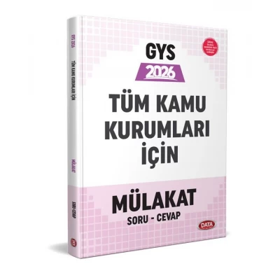 Tüm Kamu Kurumları GYS Mülakat Soru Cevap Data Yayınları