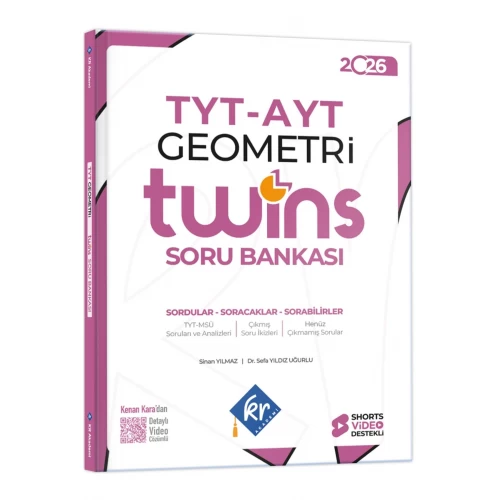 2026 TYT - AYT Twins Geometri Soru Bankası KR Akademi Yayınları