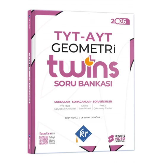2026 TYT - AYT Twins Geometri Soru Bankası KR Akademi Yayınları