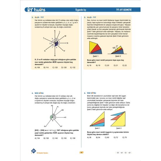 2026 TYT - AYT Twins Geometri Soru Bankası KR Akademi Yayınları
