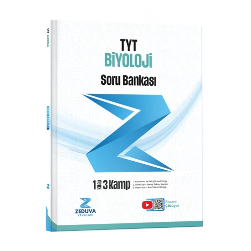 Zeduva Yayınları Biosem TYT Biyoloji 1 Kitap 3 Kamp Soru Bankası Zeduva Yayınları Biosem TYT Biyoloji 1 Kitap 3 Kamp Soru Bankası