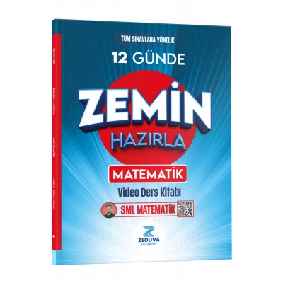 Zeduva Yayınları SML Matematik 12 Günde Zemin Hazırla Matematik Video Ders Kitabı
