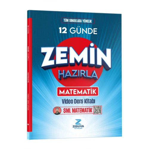 Zeduva Yayınları SML Matematik 12 Günde Zemin Hazırla Matematik Video Ders Kitabı