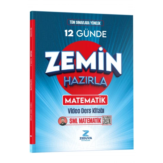 Zeduva Yayınları SML Matematik 12 Günde Zemin Hazırla Matematik Video Ders Kitabı