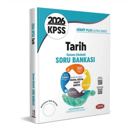 2026 KPSS Hibrit Plus Ultra Serisi Tarih Soru Bankası - Karekod Çözümlü Data Yayınları 2026 KPSS Hibrit Plus Ultra Serisi Tarih Soru Bankası - Karekod Çözümlü Data Yayınları