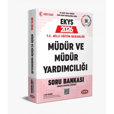 2026 MEB EKYS Müdür ve Müdür Yardımcılığı Maarif Modeli Soru Bankası Data Yayınları
