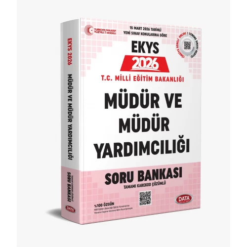 2026 MEB EKYS Müdür ve Müdür Yardımcılığı Maarif Modeli Soru Bankası Data Yayınları 2026 MEB EKYS Müdür ve Müdür Yardımcılığı Maarif Modeli Soru Bankası Data Yayınları