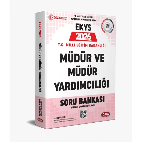 2026 MEB EKYS Müdür ve Müdür Yardımcılığı Maarif Modeli Soru Bankası Data Yayınları