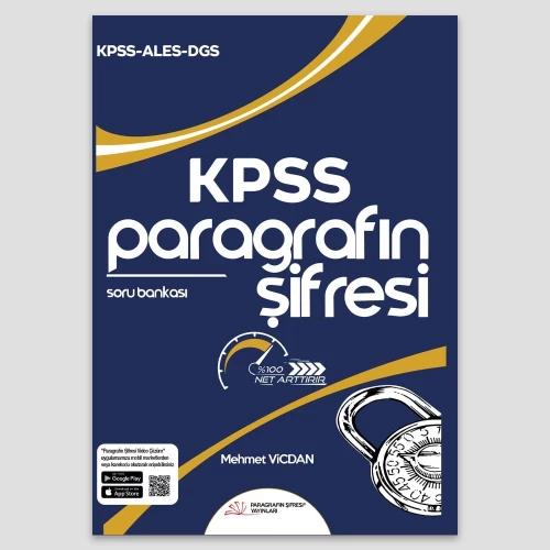 Paragrafın Şifresi Yayınları KPSS ALES DGS Paragrafın Şifresi Soru Bankası