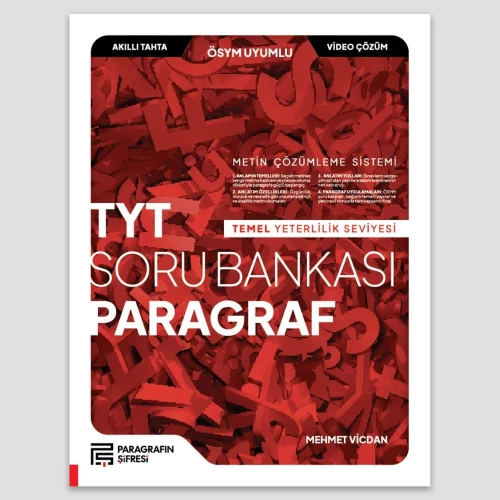 Paragrafın Şifresi Yayınları TYT Temel Paragraf Soru Bankası