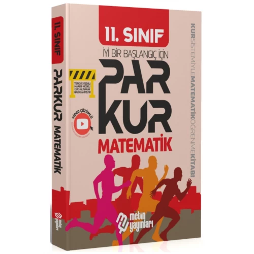 Metin Yayınları 11. Sınıf Parkur Matematik Öğrenme Kitabı