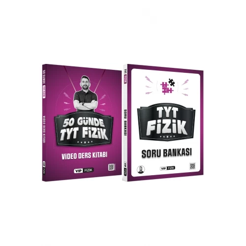 Vip Fizik 50 Günde TYT Kampı Video Ders Kitabı ve TYT Fizik Soru Bankası