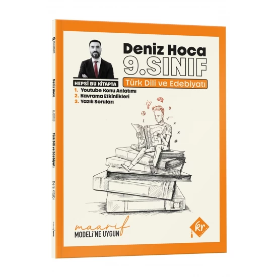 Deniz Hoca Maarif Modeli 9. Sınıf Türk Dili ve Edebiyatı Konu Anlatım ve Yazılı Soruları Kitabı KR Akademi Yayınları Deniz Hoca Maarif Modeli 9. Sınıf Türk Dili ve Edebiyatı Konu Anlatım ve Yazılı Soruları Kitabı KR Akademi Yayınları