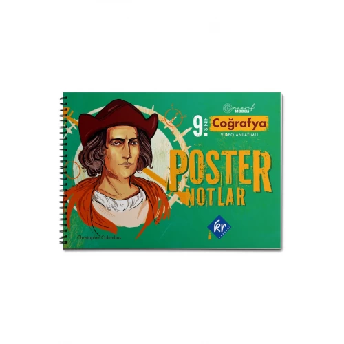 9. Sınıf Maarif Modeli Coğrafya Poster Notlar KR Akademi Yayınları