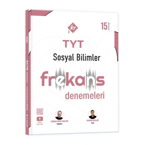 TYT Sosyal Bilimler 15'li Frekans Denemeleri KR Akademi Yayınları TYT Sosyal Bilimler 15'li Frekans Denemeleri KR Akademi Yayınları