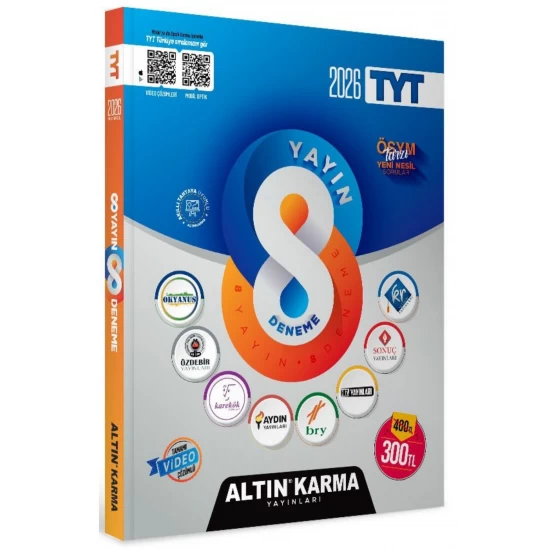Altın Karma Yayınları 2026 TYT 8 Farklı Yayın 8 Farklı Deneme