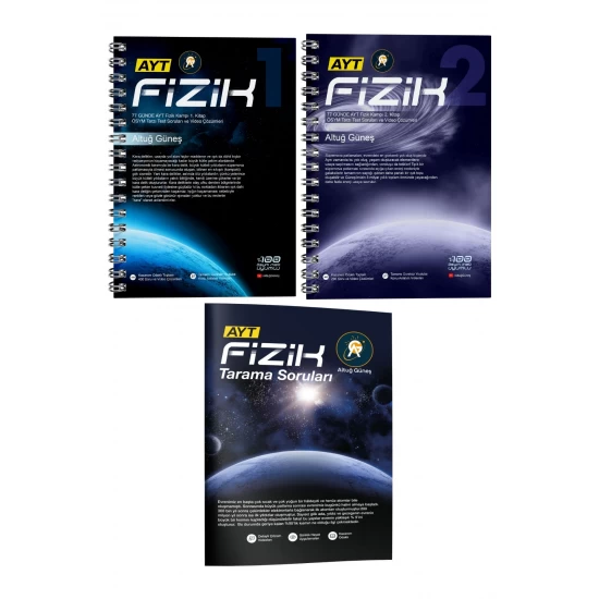 Altuğ Güneş 77 Günde AYT Fizik Kampı Serisi Seti Altuğ Güneş 77 Günde AYT Fizik Kampı Serisi Seti