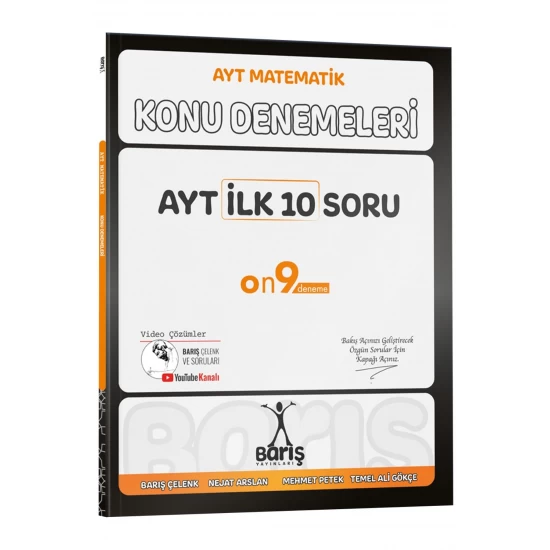 Barış Yayınları AYT İlk 10 Soru Konu Denemeleri