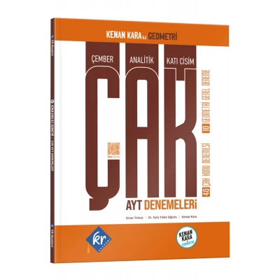 Kenan Kara İle ÇAK AYT Denemeleri KR Akademi Yayınları