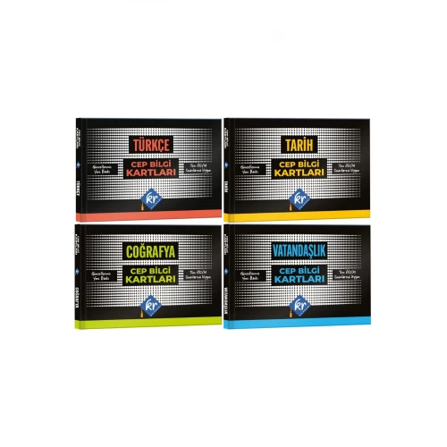 KPSS Tüm Sınavlar İçin Türkçe Tarih Coğrafya Vatandaşlık Cep Bilgi Kartları Seti KR Akademi Yayınları KPSS Tüm Sınavlar İçin Türkçe Tarih Coğrafya Vatandaşlık Cep Bilgi Kartları Seti KR Akademi Yayınları