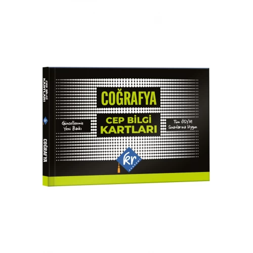 KPSS Tüm Sınavlar İçin Coğrafya Cep Bilgi Kartları KR Akademi Yayınları